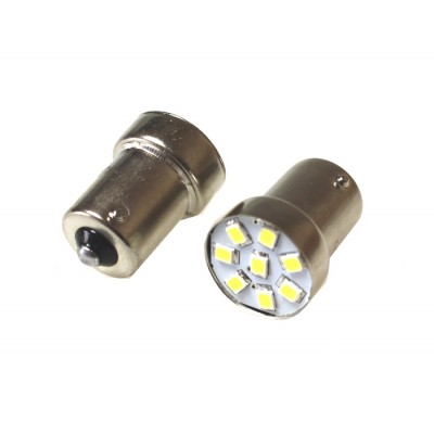 Светодиод 24V G18.5 8 SMD(size 2835)R10W BA15s красный 1.15W 4.1lm TM NORD YADA