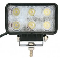 Фара рабочего света 18Вт прямоугольная высокая 6 диодов дальний 110*60*46 TM Nord YADA