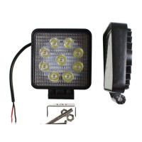 Фара рабочего света 27Вт квадрат 9 диодов дальний 106х106х47 TM Nord YADA