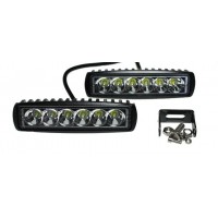 Фара рабочего света 18Вт прямоугольная 6 диодов дальний 156х42х40 TM Nord YADA