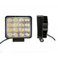 Фара рабочего света 48Вт квадрат 16 диодов ближний 106*106*47 TM Nord YADA