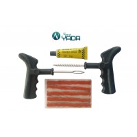 Комплект для ремонта шин (8 шт: шило,рашпиль,клей,рез.жгуты- 5шт) ТМ Nord YADA