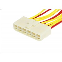 Колодка соединительная  12 конт. 6,3 мм (мама) с проводами TM Nord YADA