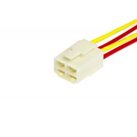 Колодка соединительная   4х конт. 6,3 мм (мама) с проводами TM Nord YADA