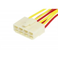 Колодка соединительная   8 конт. 6,3 мм (мама) с проводами TM Nord YADA