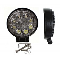 Фара рабочего света 24Вт круг 8 диодов дальний 112х45 TM Nord YADA