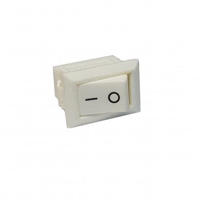 Клавиша 250V 3А Micro белая (2конт.) ON-OFF TM Nord YADA