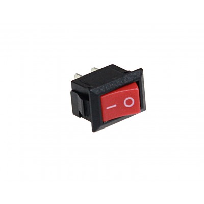 Клавиша 250V 3А Micro красная  (2конт.) ON-OFF TM Nord YADA