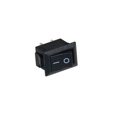 Клавиша 250V 3А Micro черная  (2конт.) ON-OFF TM Nord YADA