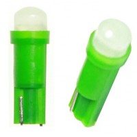 Светодиод 24V T5-01 (1LED) COB W1.2W Base:W2.0-4.6d зеленый TM NORD YADA