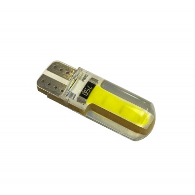 Светодиод 24V T10 (2LED) COB W5W base W2.1*9.5D белый TM NORD YADA