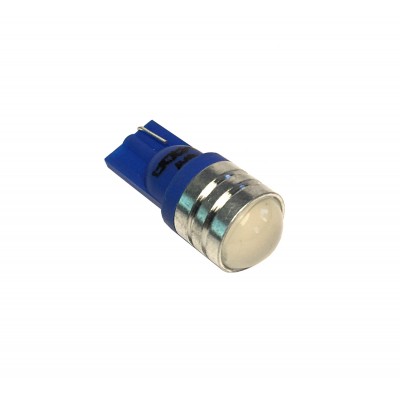 Светодиод 24V T10 (1LED) COB (С линзой) W5W base W2.1*9.5D синий TM NORD YADA