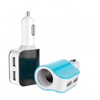 Развет.прикур.1гнездо 2USB TM Nord YADA