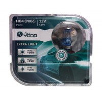 Лампа HB4(9006) 12V 51W EXTRA LIGHT +50 %  Plastic case - 2шт