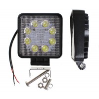 Фара рабочего света 24Вт квадрат 8 диодов дальний 106*106*47 TM Nord YADA