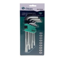 Набор шестигранных ключей 9 пр. 1.5,2,2.5,3,4,5,6,8,10мм ТМ Nord YADA