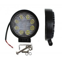 Фара рабочего света 24Вт круг slim 8 диодов ближний 112х38 TM Nord YADA