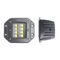 Фара рабочего света 24Вт встраиваемая линза 5D+стробоскоп дальний 122*91*74 Nord YADA