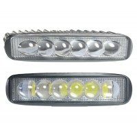 Фара рабочего света 18Вт узкая линза 5D 6 диодов дальний 156*42*40 ТМ Nord YADA