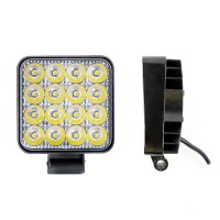 Фара рабочего света 48Вт квадрат 16 диодов дальний 83*83*22 ТМ Nord YADA