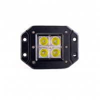 Фара рабочего света 12Вт встраиваемая 4 диода 122* 91*70 ближний/дальний Nord YADA