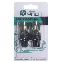 Светодиод T20 W21/5 W3x16q 14х2835SMD чип OSRAM с обманкой (стоп.ук.пов) блистер NORD YADA