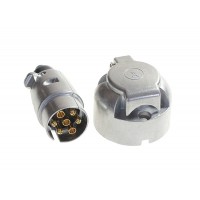 Разъем прицепа электрический (вилка+розетка) металл TM WONDERFUL