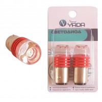 Cветодиод 12V 1157 High power chip 3SMD мигающий красный стоп сигн TM NORD YADA