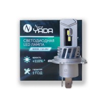 Светодиодная лампа головного света Н4 12-24V 25W 6000K 2000lm М6 TM Nord YADA