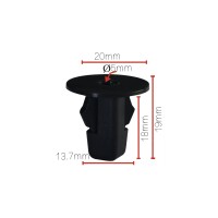 Клипса крепежная для а/м Toyota 90189-06013 ТМ Nord YADA