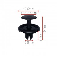 Клипса крепежная для а/м Toyota 90467-07138, 01553- 
08231 ТМ Nord YADA