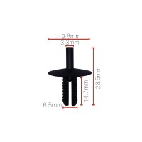 Клипса крепежная для а/м BMW 51111944537 ТМ Nord YADA