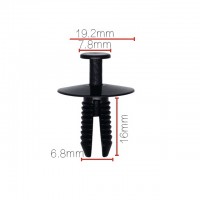 Клипса крепежная для а/м BMW 51118174185 ТМ Nord YADA