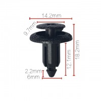 Клипса крепежная для а/м Toyota 90467-06133-C0 ТМ Nord YADA